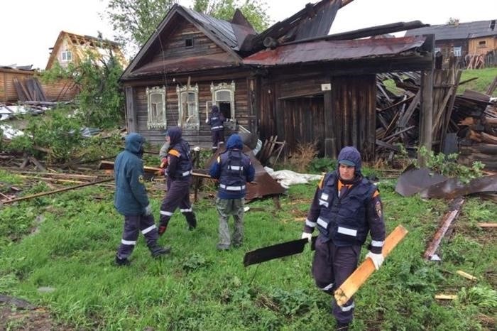 Последствия урагана в Екатеринбурге