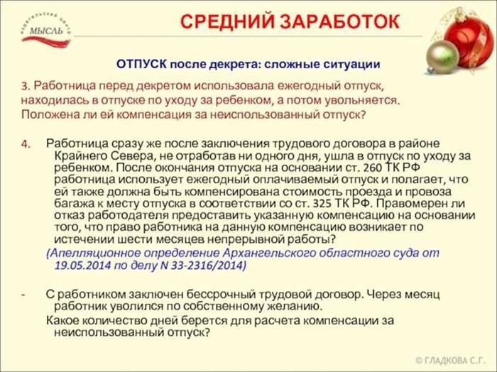 Определение порядка предоставления отпуска