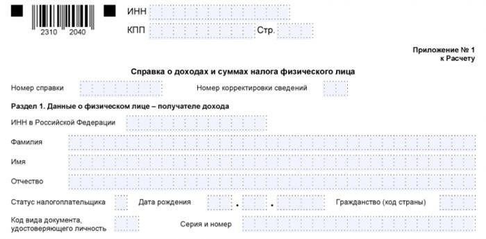 Как заполнить реестр сведений о доходах к 2-НДФЛ?