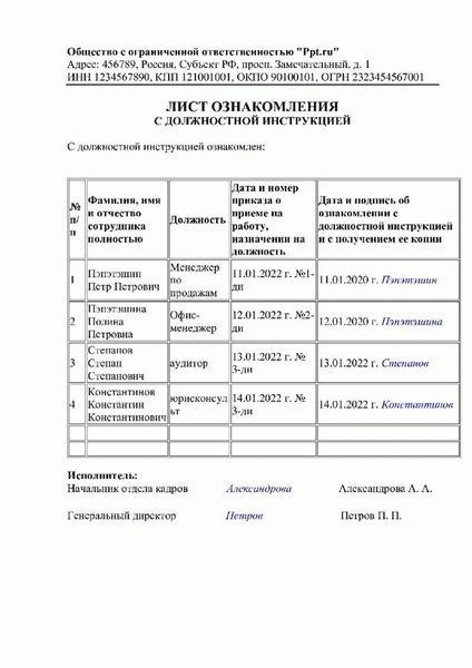 С какими приказами и зачем должны ознакомиться работники