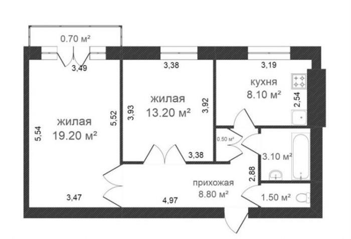 Детали и декор в жилых комнатах квартиры