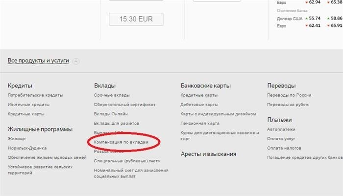 Какие вклады банки компенсируют?